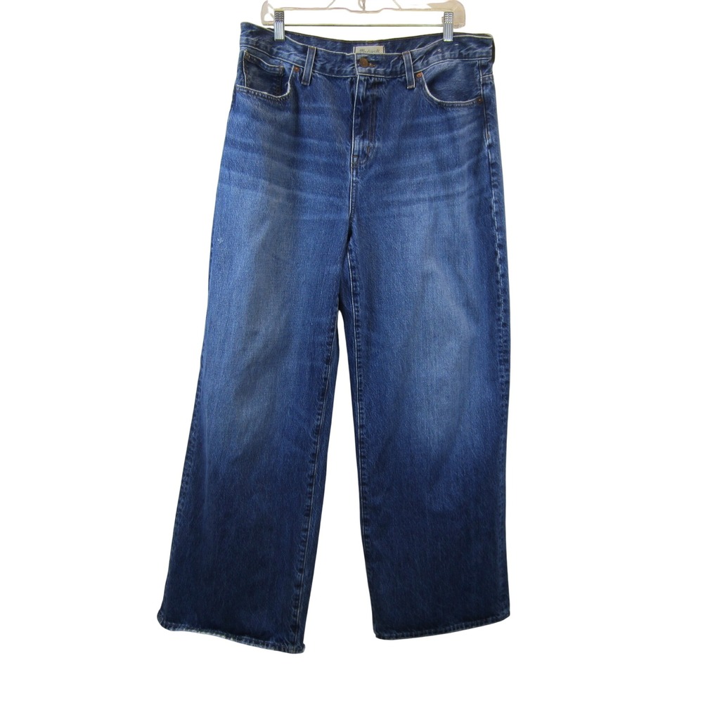Madewell Superwide Leg Jean‎ Womens 32(Tag)Blue lagenlook High Rise y2k Goth